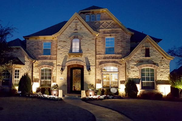 exterior uplighting for house