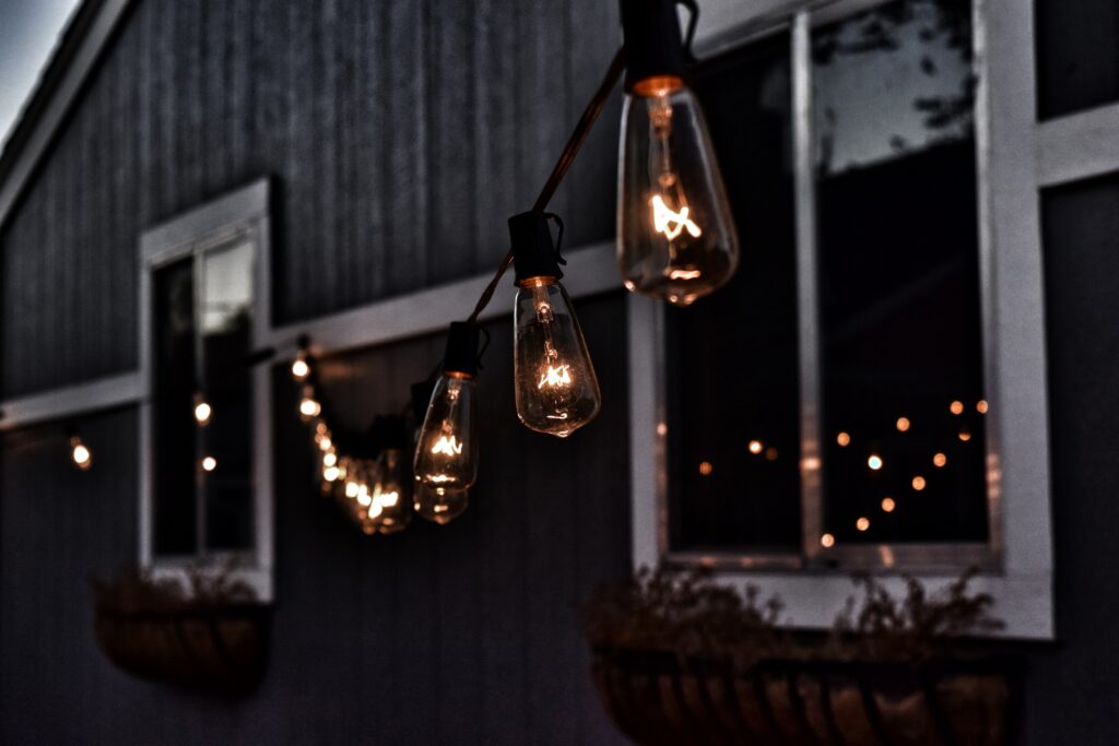 Outdoor string lights